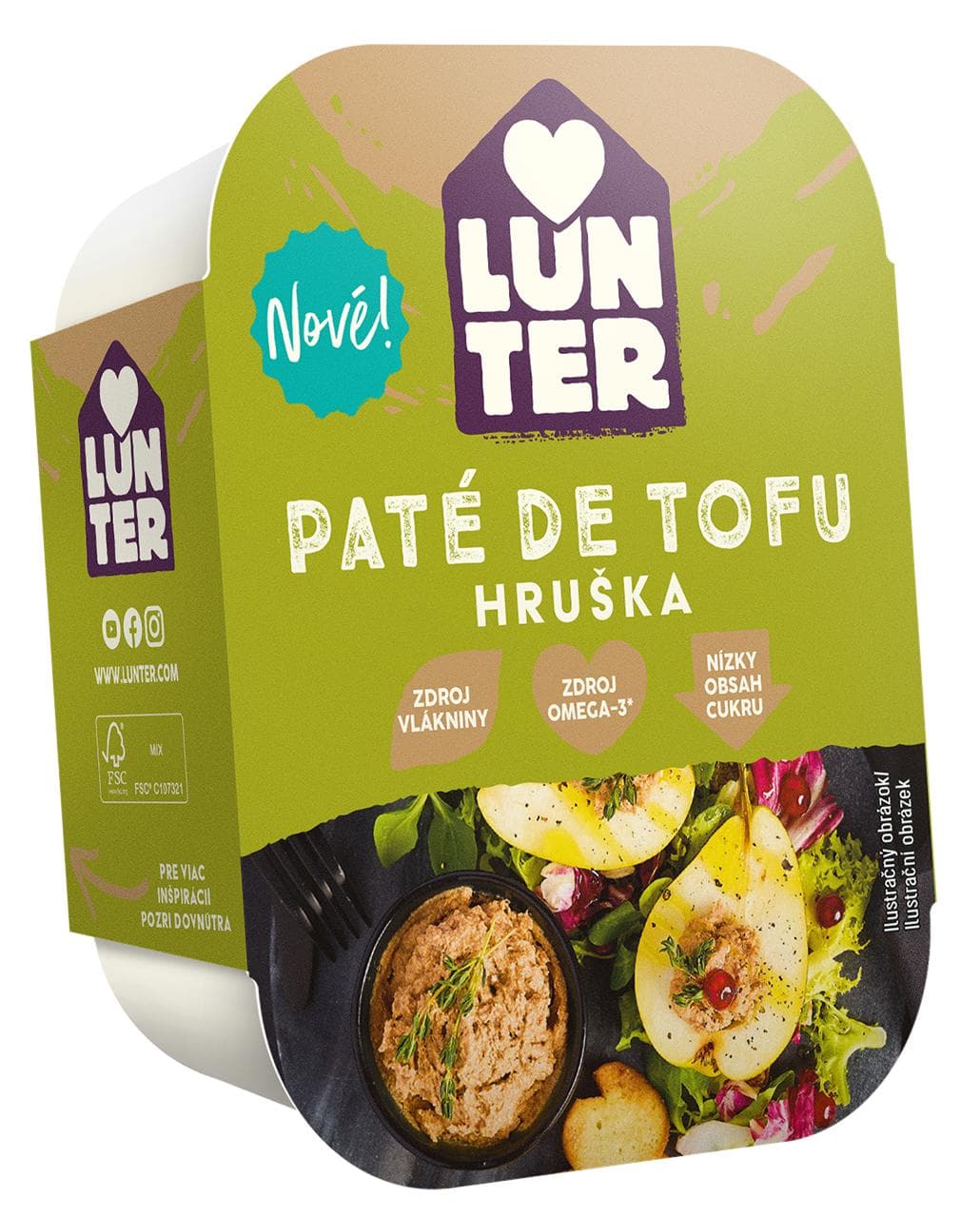 Lunter Paté de tofu hruška