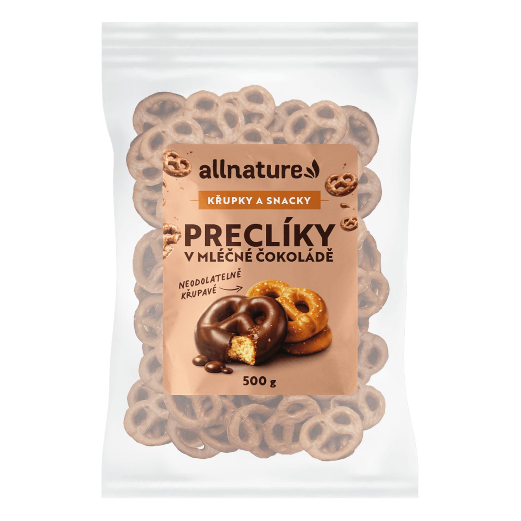 Allnature Preclíky v mléčné čokoládě