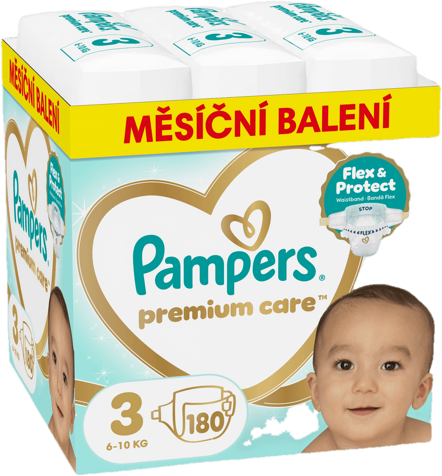 Pampers Premium Care jednorázové plenky 3 (6–10 kg)