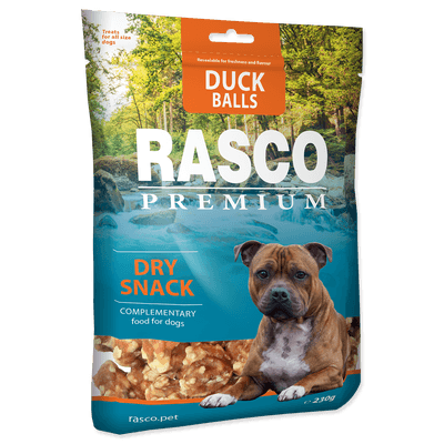 Rasco Premium Kuličky z kachního masa a bůvoloviny pro psy