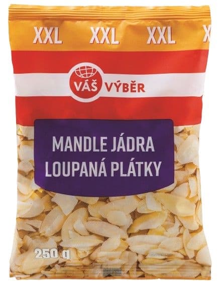 Váš Výběr Mandle plátky 250 g