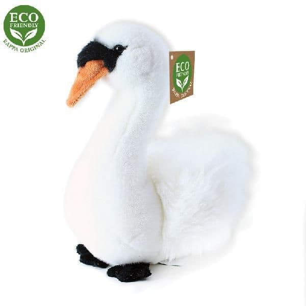 Rappa Plyšový pták labuť sedící 23cm ECO-Friendly
