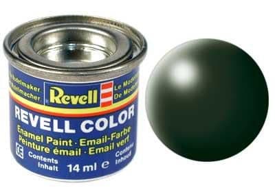 Revell Barva emailová - 32363: hedvábná tmavě zelená (dark green silk)
