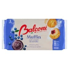 Balconi Muffin ai Mirtilli 6 x 43g (258g)