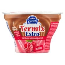 Mlékárna Kunín Termix extra tvarohovo smetanový dezert malina 130g