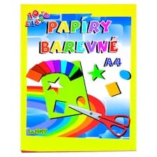 Wiky Barevný papír A4 180 g 10 listů