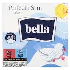 Bella Perfecta Slim Blue hygienické vložky 14 ks