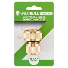 WildBull 3/4" mosazná hadicová spojka na vodu