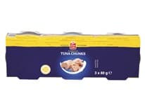 Fine Life Tuňák kousky v rostlinném oleji 3 x 80 g