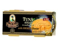 FRANZ JOSEF KAISER Tuňák celý s uzenou příchutí 2 x 80 g