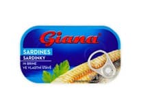 Giana Sardinky ve vlastní šťávě 5 x 125 g