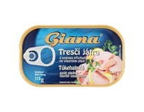 Giana Tresčí játra s uzenou příchutí 4 x 115g
