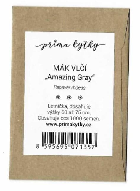 Prima kytky Vlčí mák "Amazing Gray"