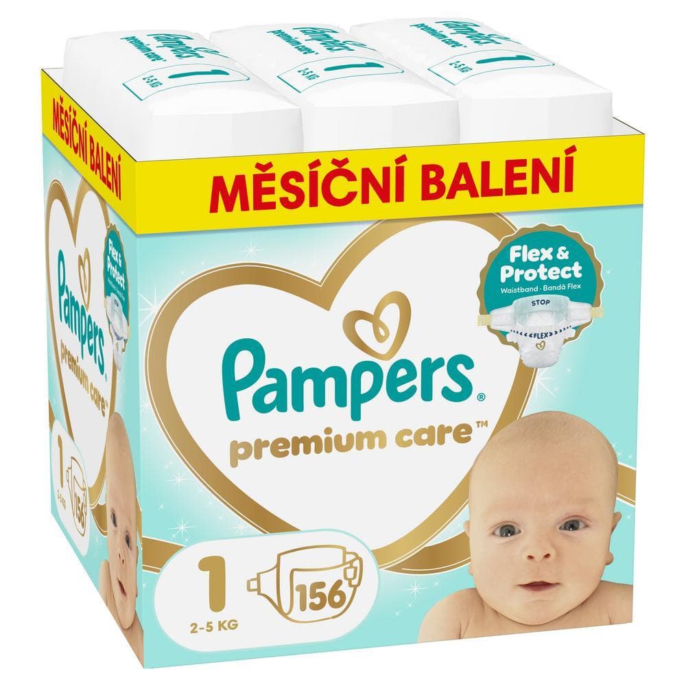 Pampers Premium Care jednorázové plenky 1 (2–5 kg)