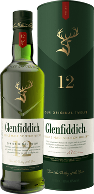 Glenfiddich 12YO Malt (40%) (dárkový box)