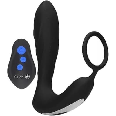 Sexy Elephant Anální kolík pro elektrosex Load of Pleasure s erekčním kroužkem a dálkovým ovládáním (14,5 cm)
