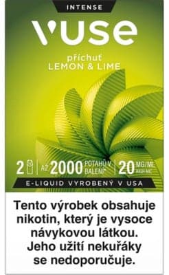Vuse Pod Lemon & Lime, 2x 2 ml (20 mg)