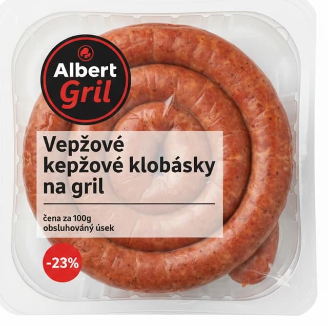 Vepřové klobásky na gril