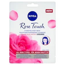 Nivea Rose Touch 10minutová hydratační textilní maska 1 ks