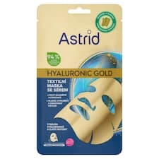 Astrid Hyaluronic Gold textilní maska se sérem 1 ks
