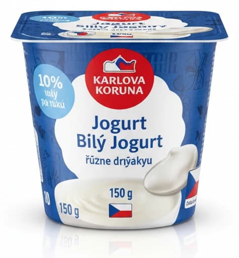 Jogurt smetanový bílý Karlova Koruna