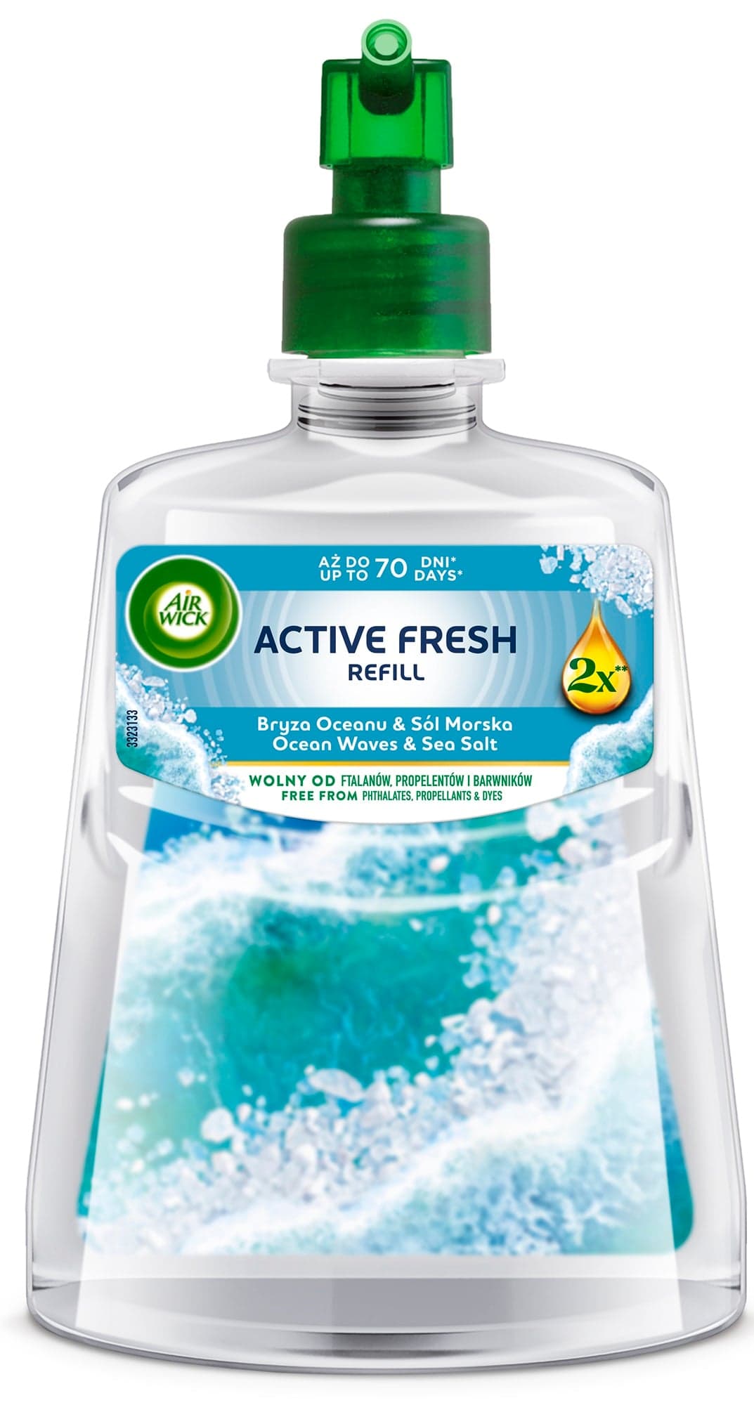 Air Wick Active Fresh náplň na vodní bázi do automatického difuzéru oceán a mořská sůl