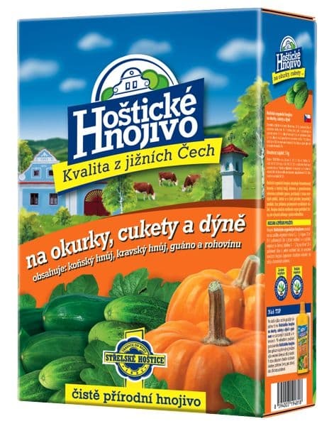Hoštické hnojivo na okurky, cukety a dýně 1 kg