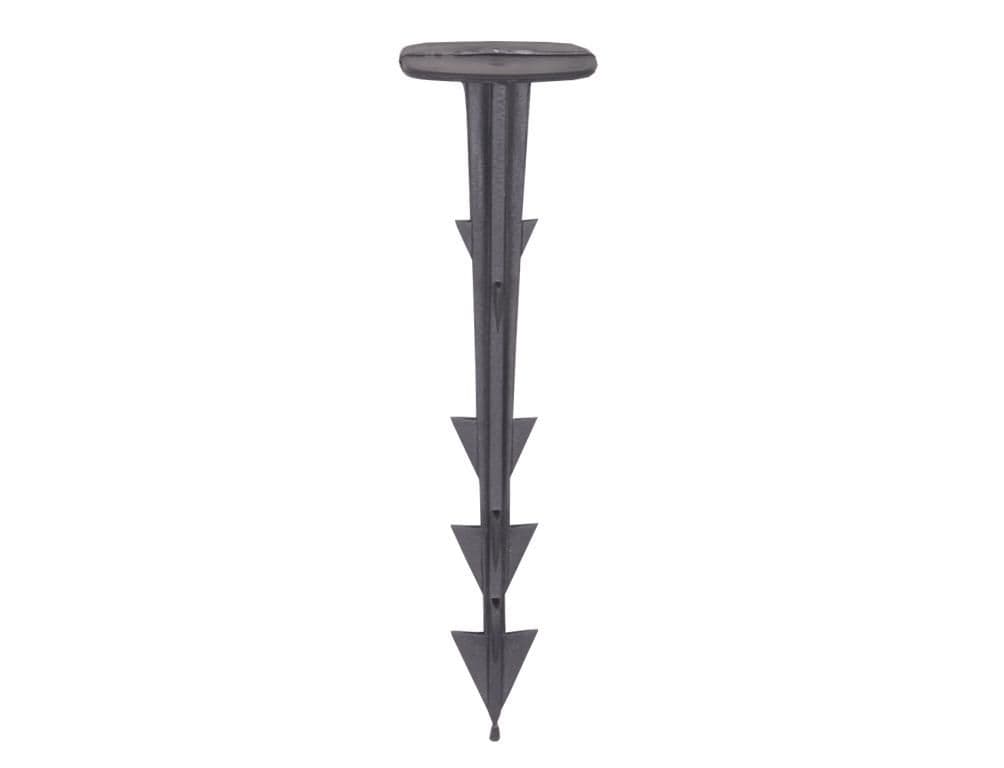 Kolík kotvící černý plastový 12 cm, 15ks