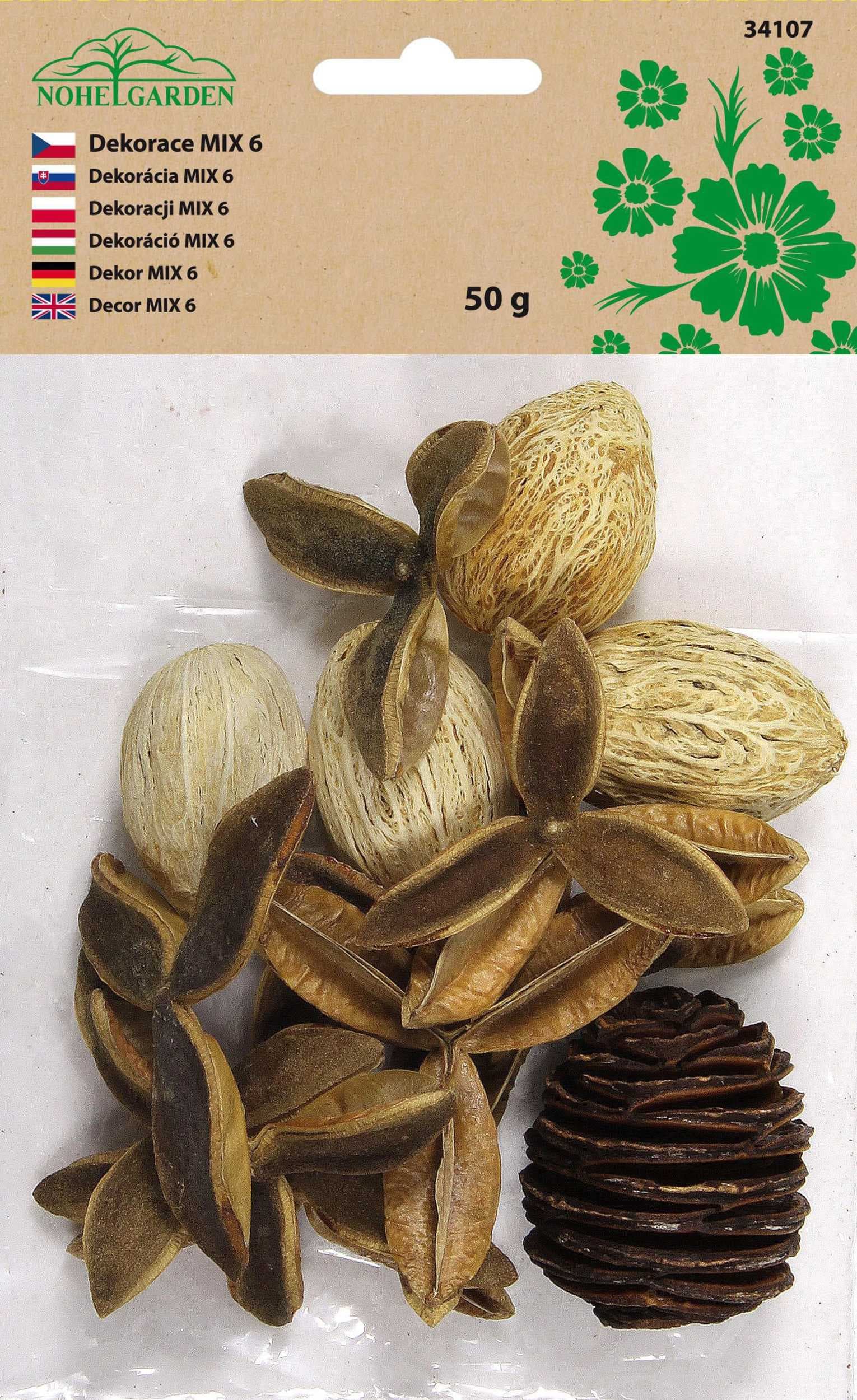 Nohel Garden Dekorace sušiny MIX 6 50g