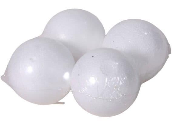 Koule aranžovací polystyrenová plná d6cm, 4ks