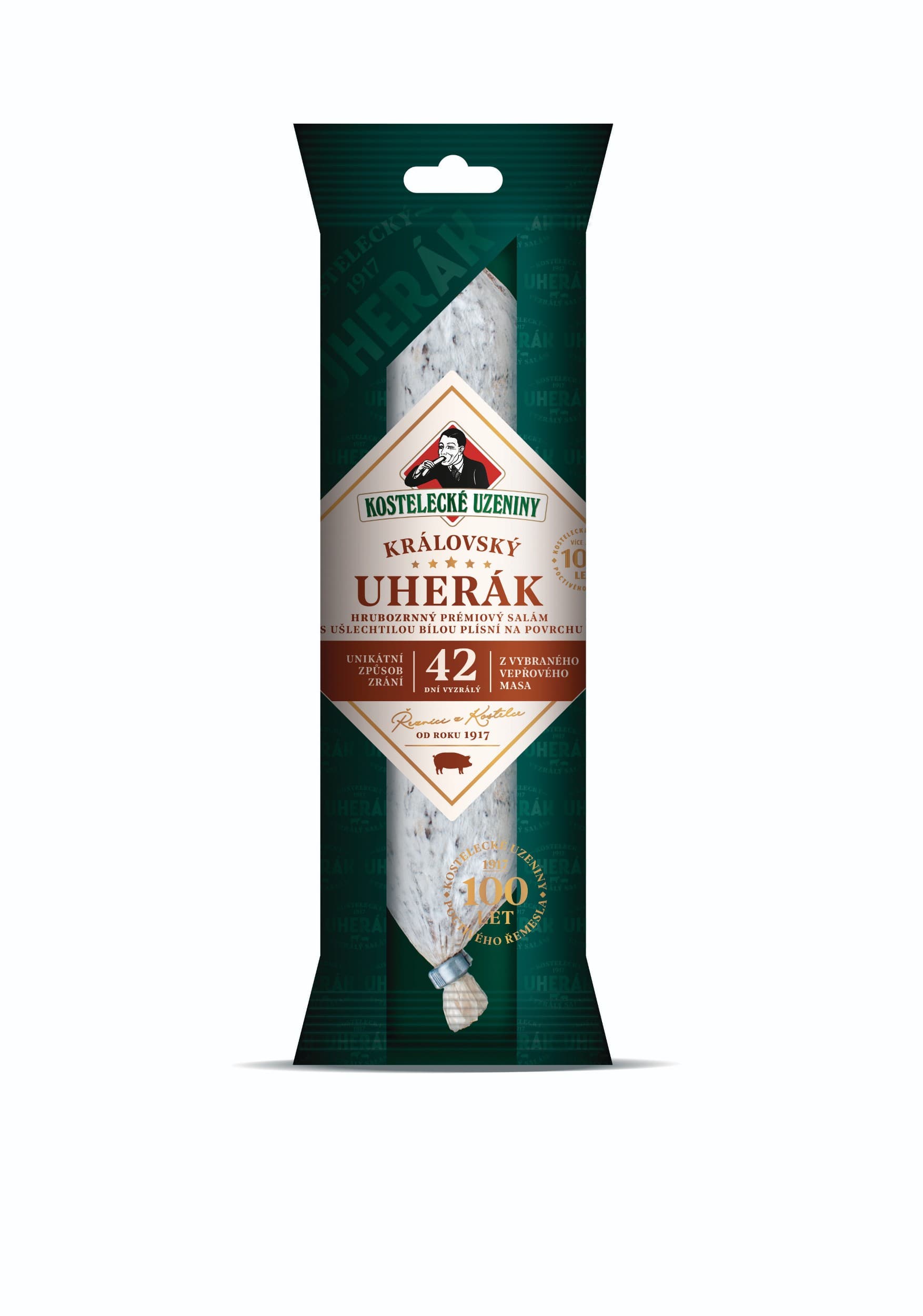 Kostelecné Uzeniny Královský Uherák 380g
