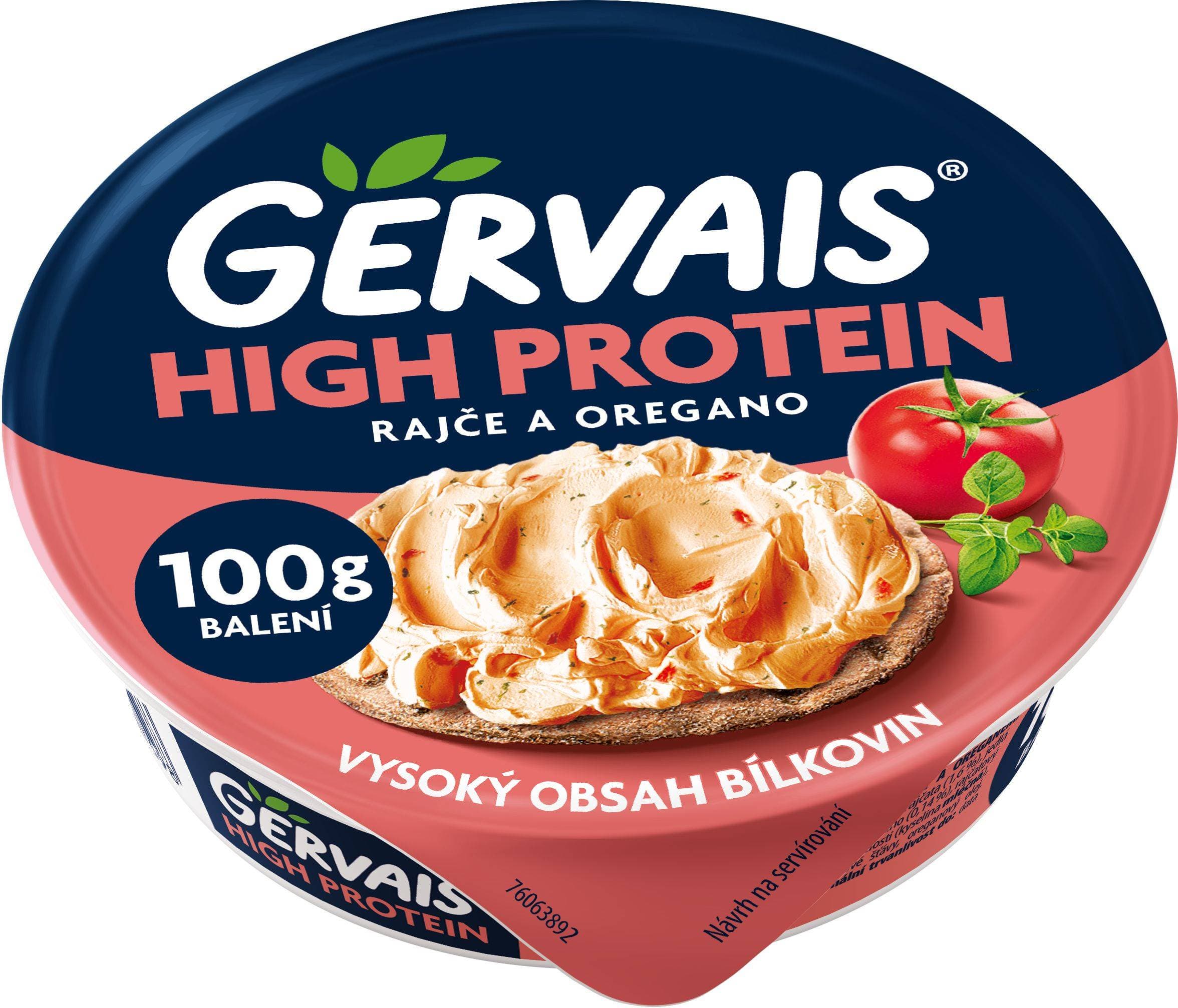 Gervais HIGH PROTEIN rajče & oregano 100g