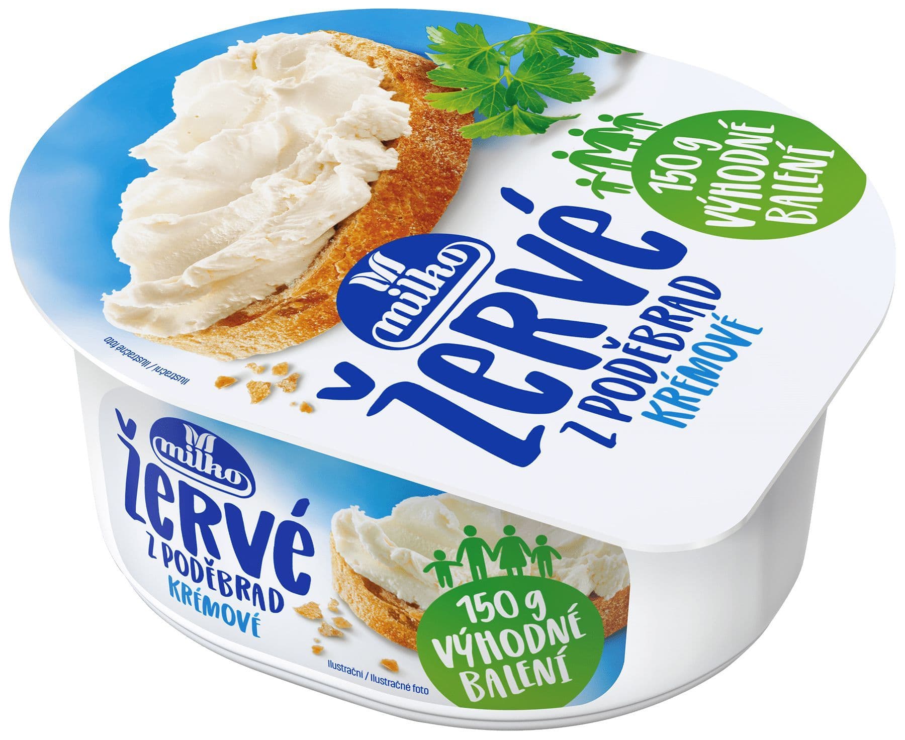 Milko Žervé krémové 150g výhodné balení