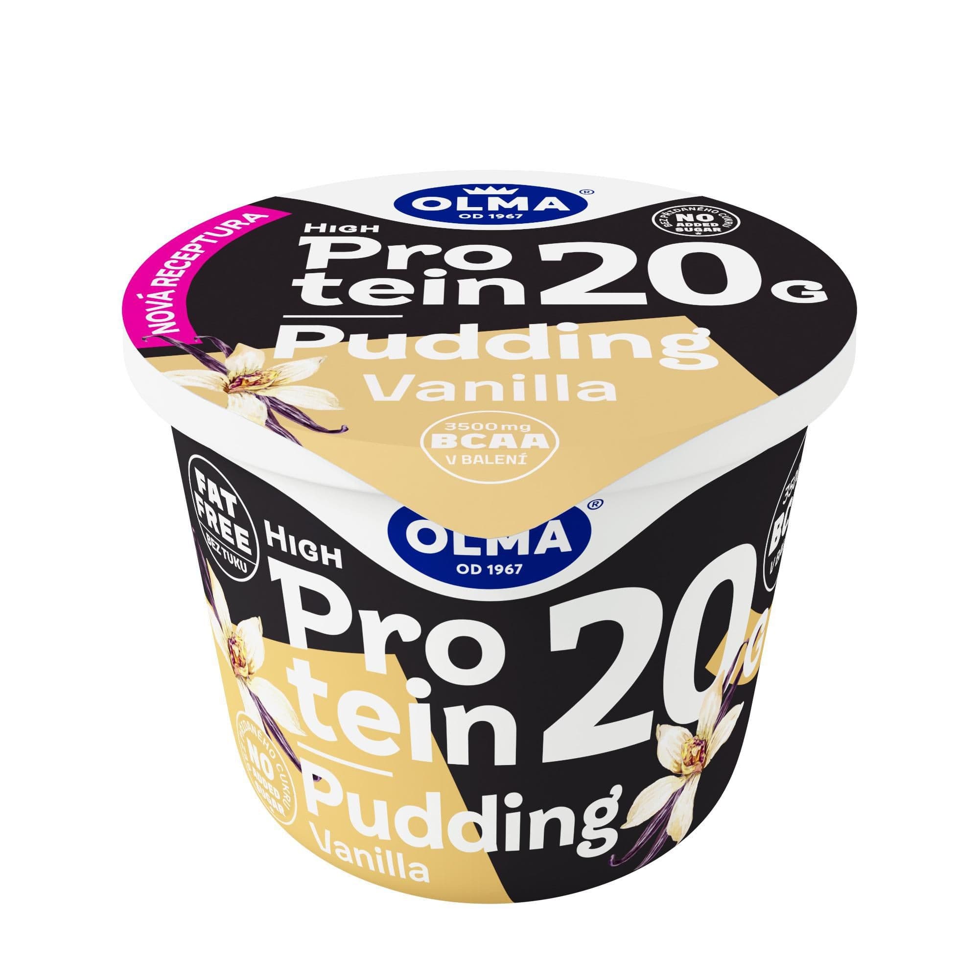 Olma Vanilkový puding s vysokým obsahem bílkovin 200g