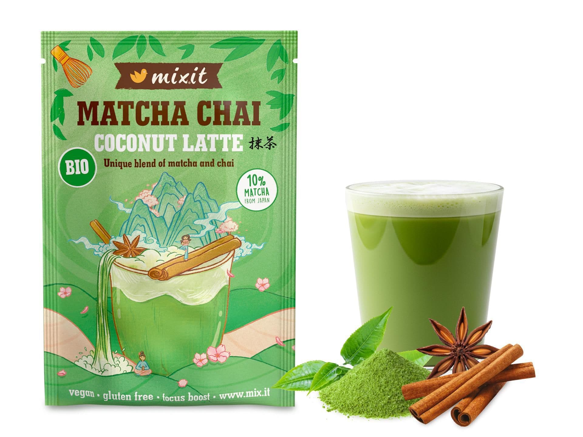 Mixit BIO Matcha Chai Coconut Latte 25g