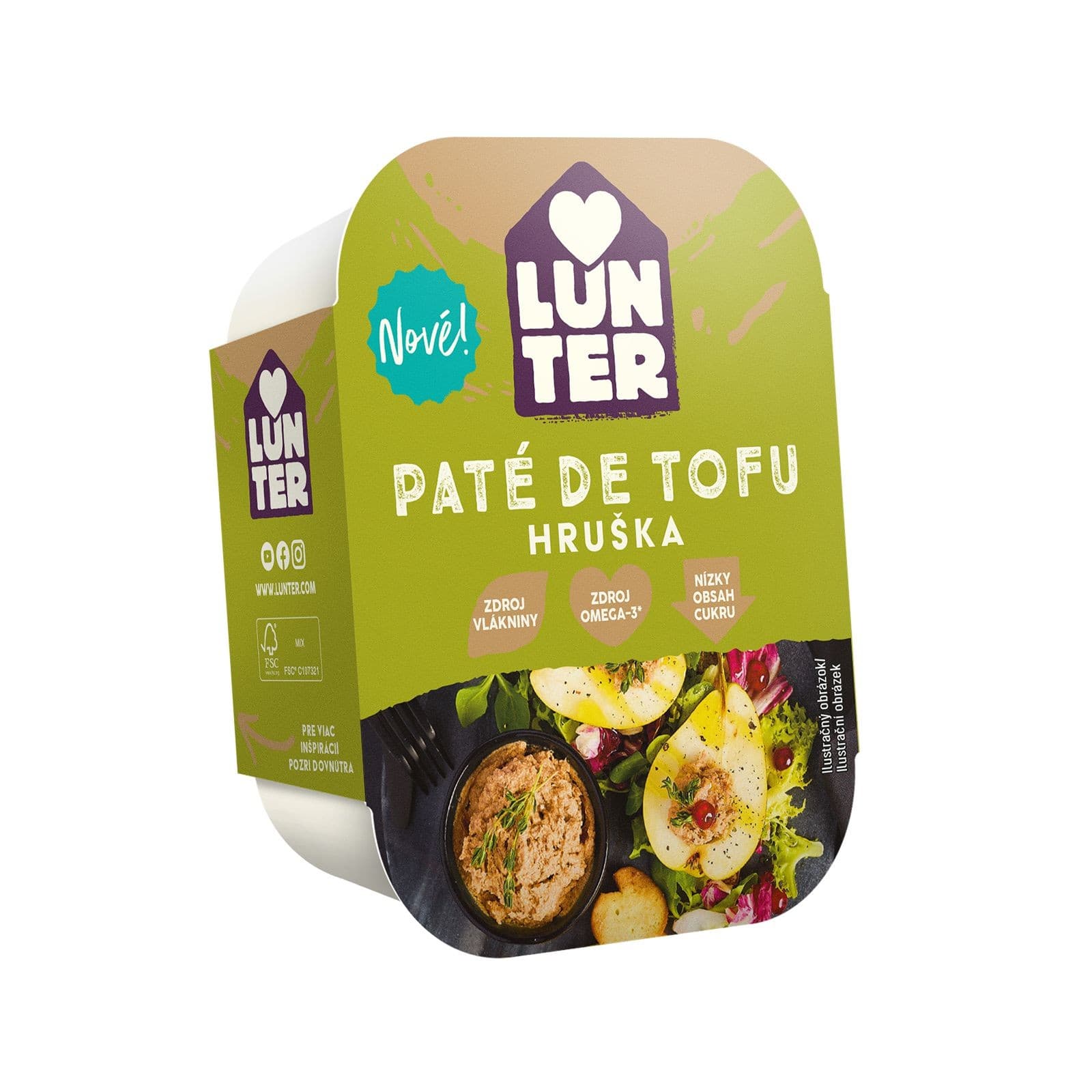 Lunter Paté de Tofu Hruška 150g