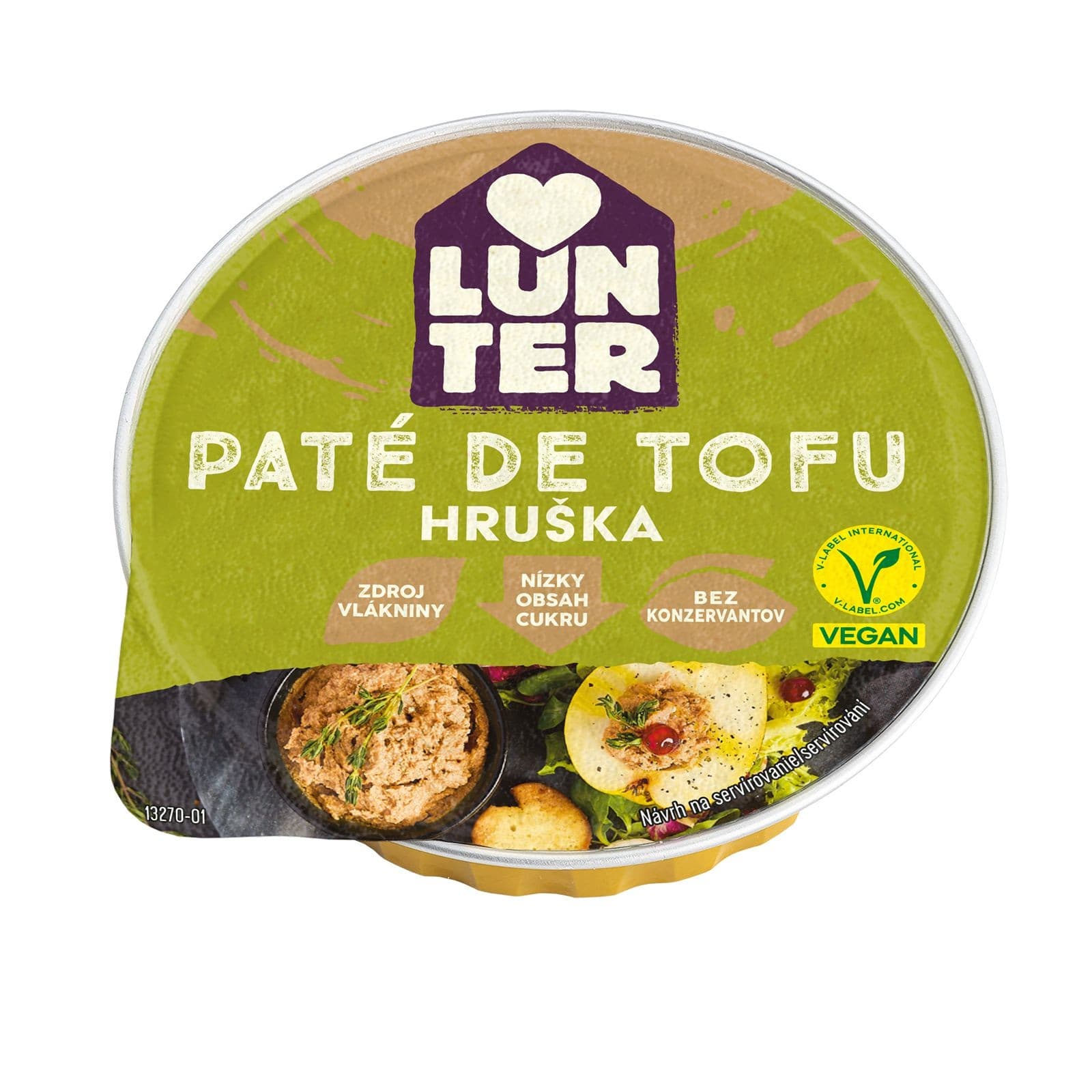 Lunter Paté de Tofu Hruška 75g