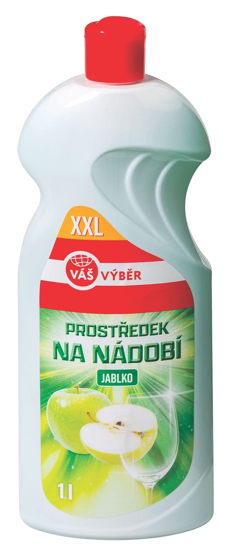 Prostředek na nádobí jablko 1000ml
