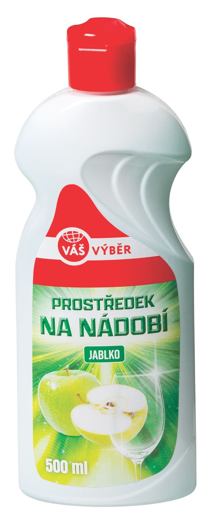 Prostředek na nádobí jablko 500ml