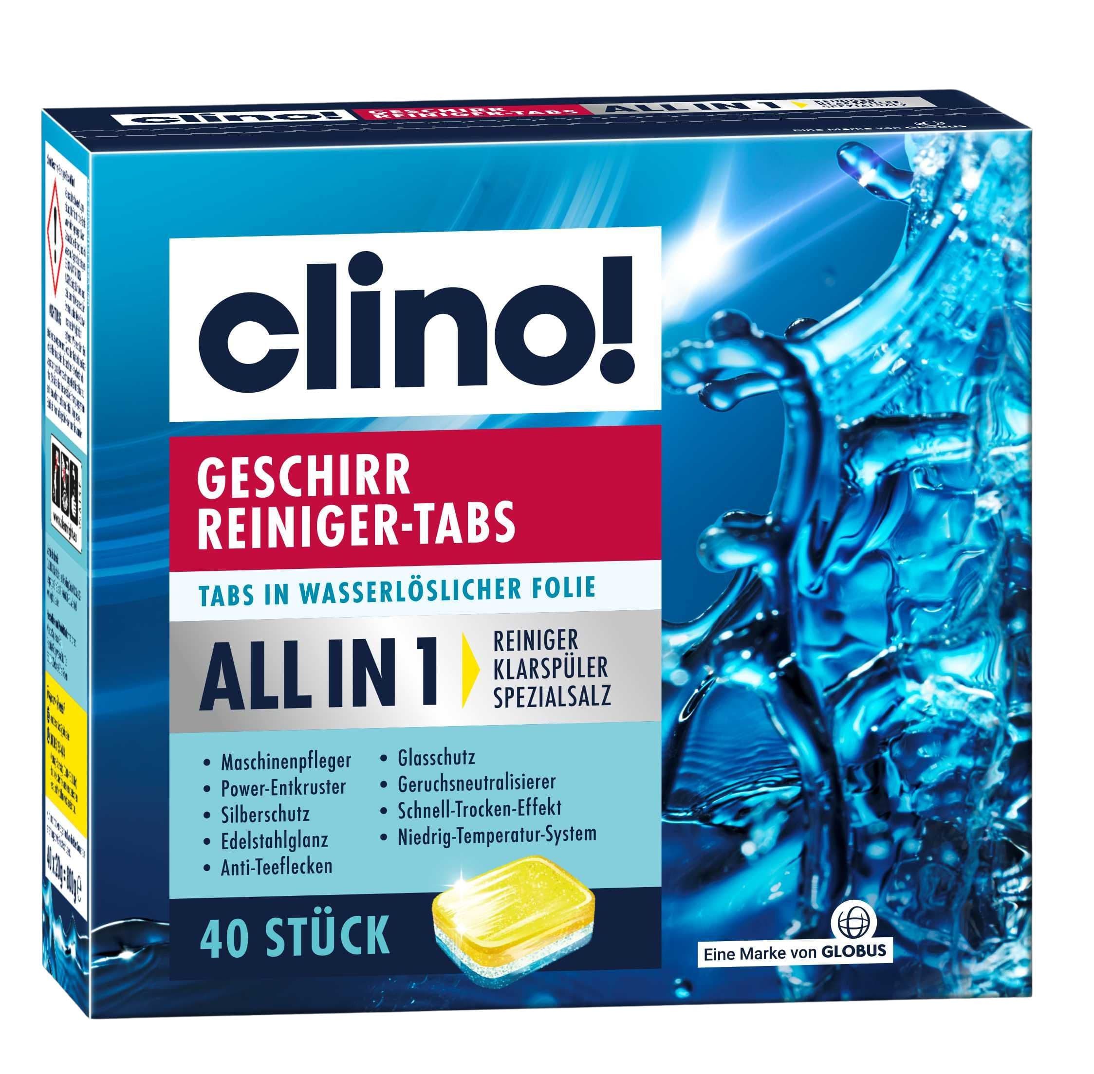 Clino! Tablety do myčky all-in-1 40ks
