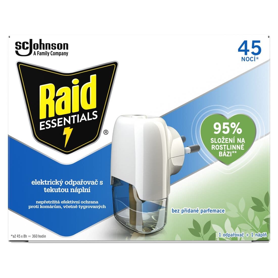Raid elektrický odpařovač s tekutou náplní Essentials 1+27ml 1 balení