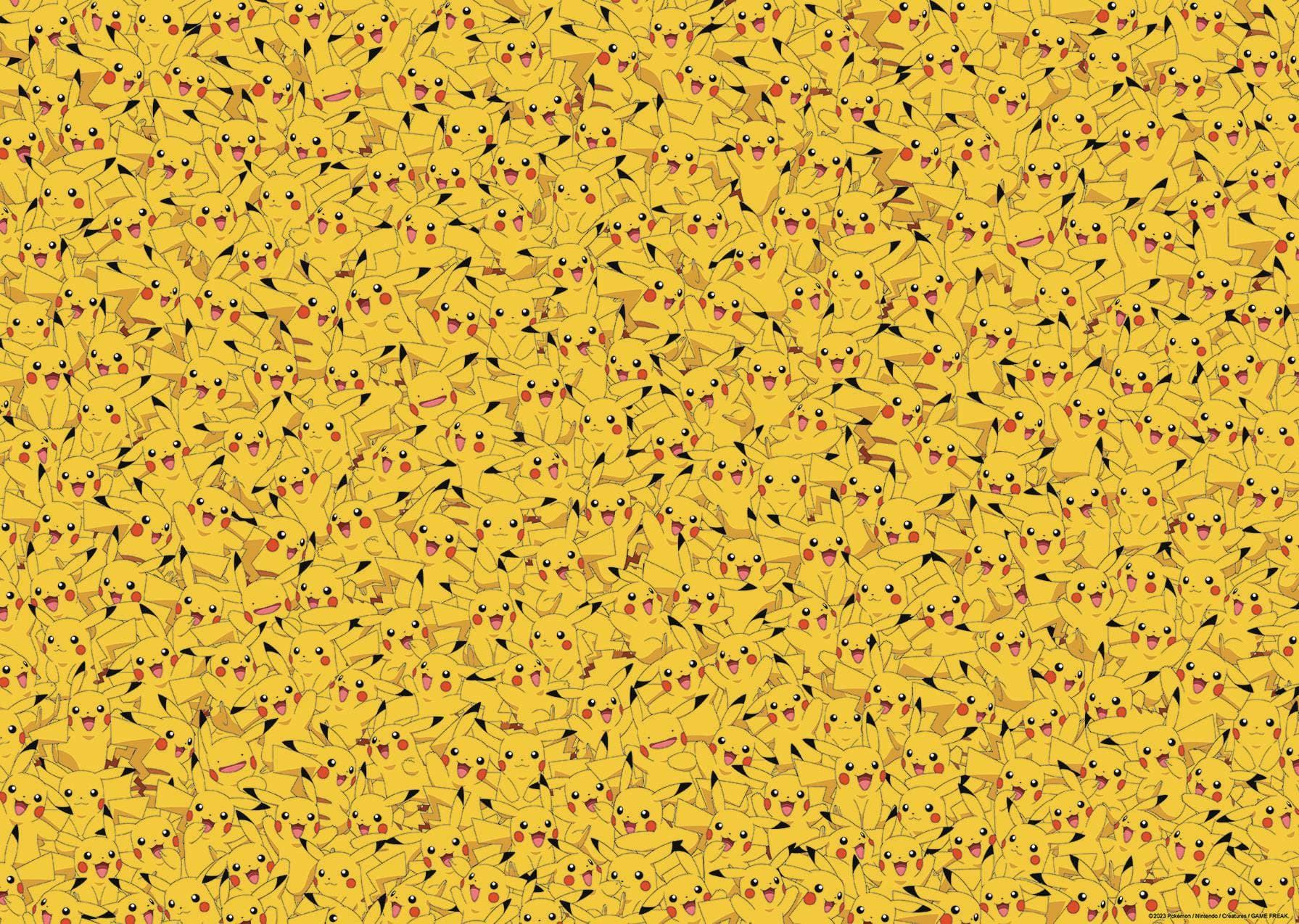 Ravensburger Puzzle 120008293 Challenge Puzzle: Pokémon Pikachu 1000 dílků