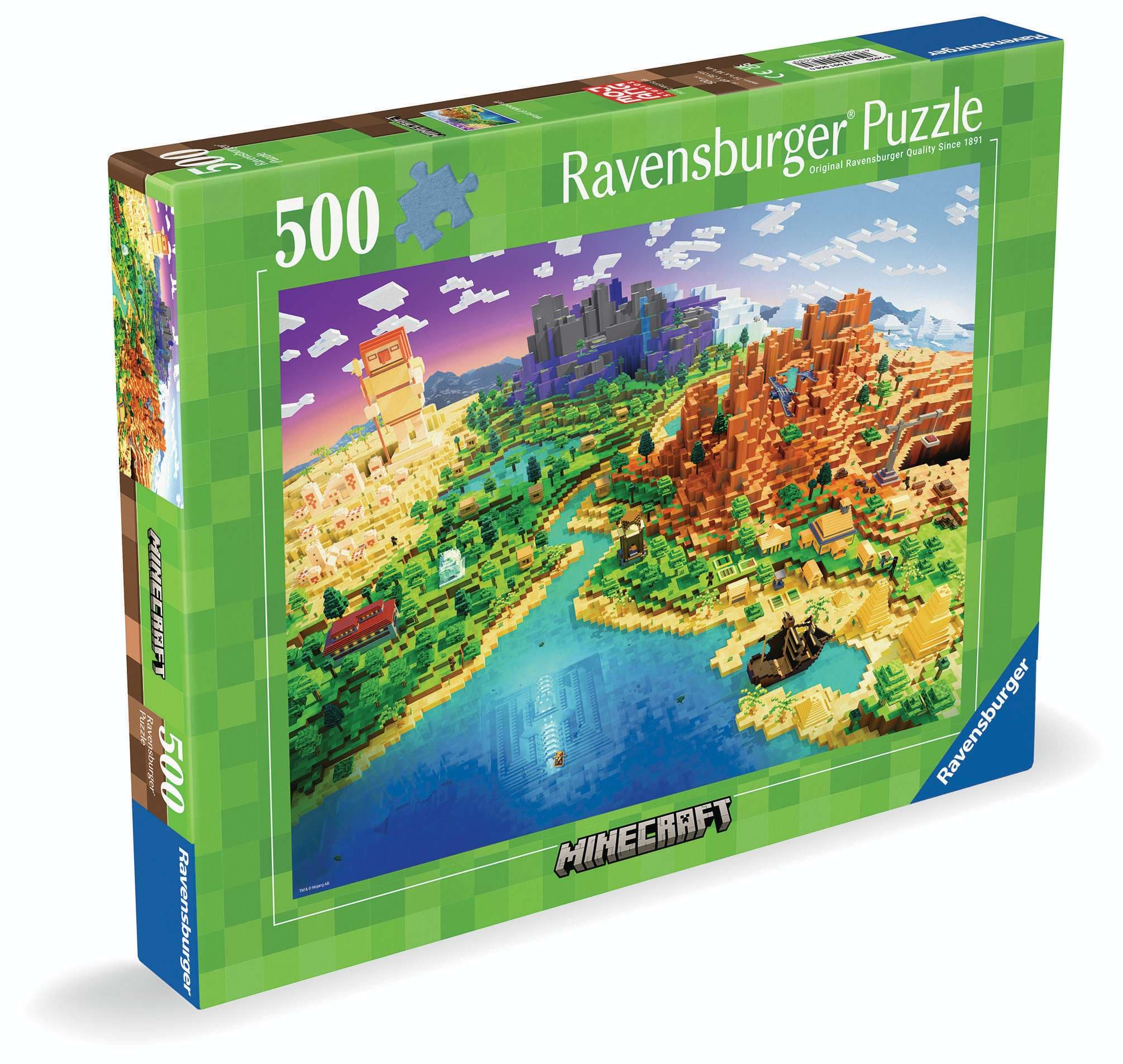 Ravensburger Puzzle 120015680 Minecraft 500 dílků