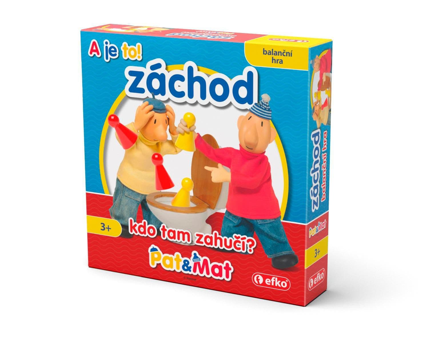 Efko Pat a Mat záchod, balanční rodinná hra