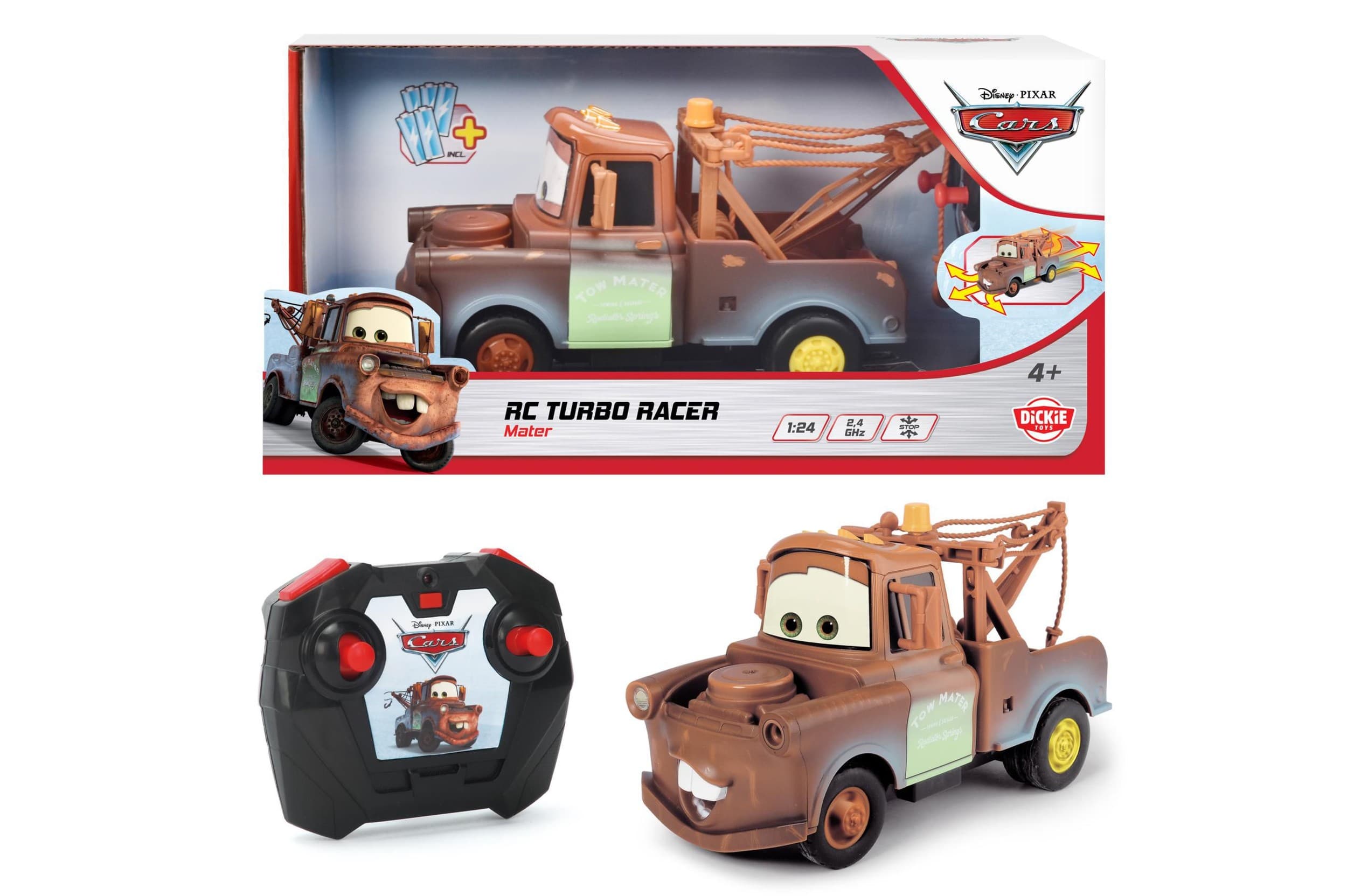 Dickie RC Cars 3 Turbo Racer Burák 1:24, 17cm, 2kan