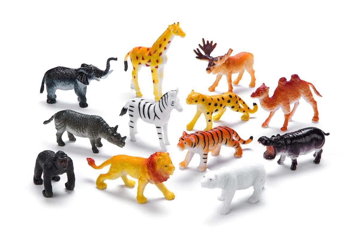 FAUNICA Zvířátka figurky v tubě - Safari