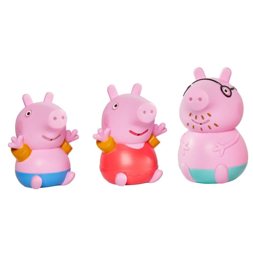 Tomy Toomies Prasátko Peppa Pig, tatínek a Tom, stříkající hračky 18m+