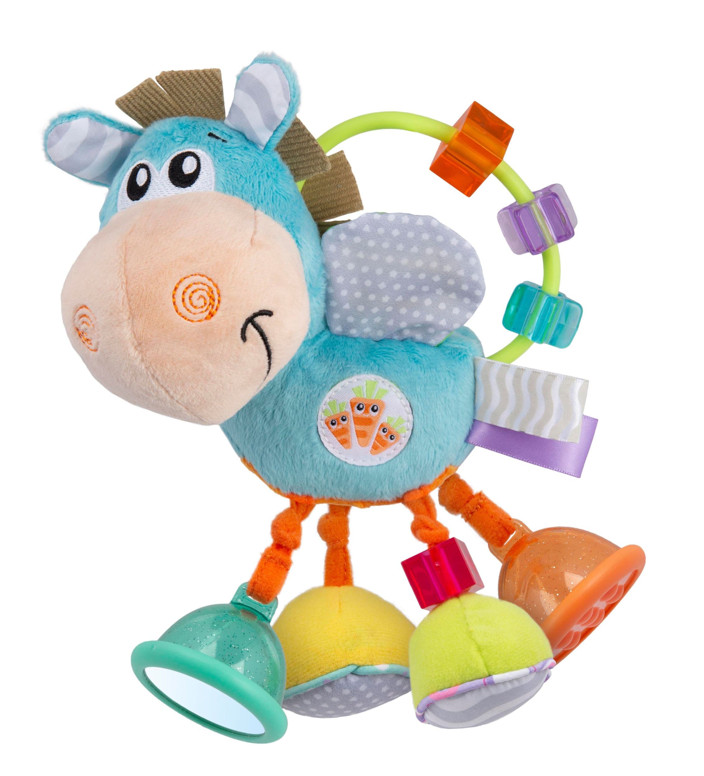 Playgro Chrastítko oslík modrý