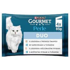 Gourmet Perle DUO kapsičky pro kočky 4 x 85g