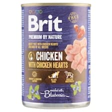 Brit Premium by Nature Chicken with Hearts kompletní krmivo pro dospělé psy všech plemen 400g